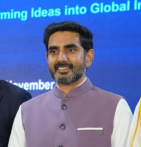 Nara Lokesh portrait
